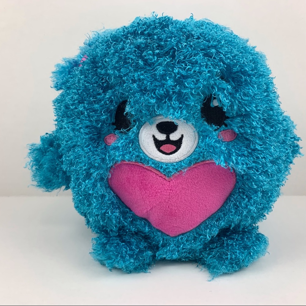 Pikmi Pops Jumbo Pack 'Love: The Curly Bear' Scented Animal Plush Stuffy, Blue